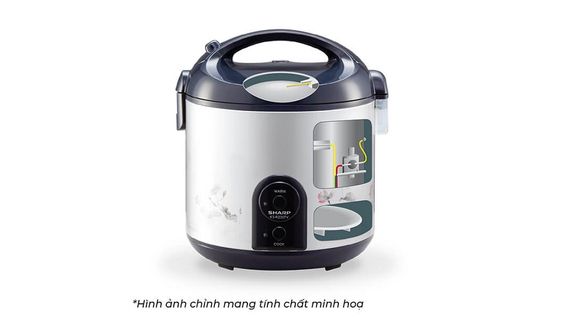 Nồi cơm điện Sharp 1.8 lít KS-18TJV công suất lớn